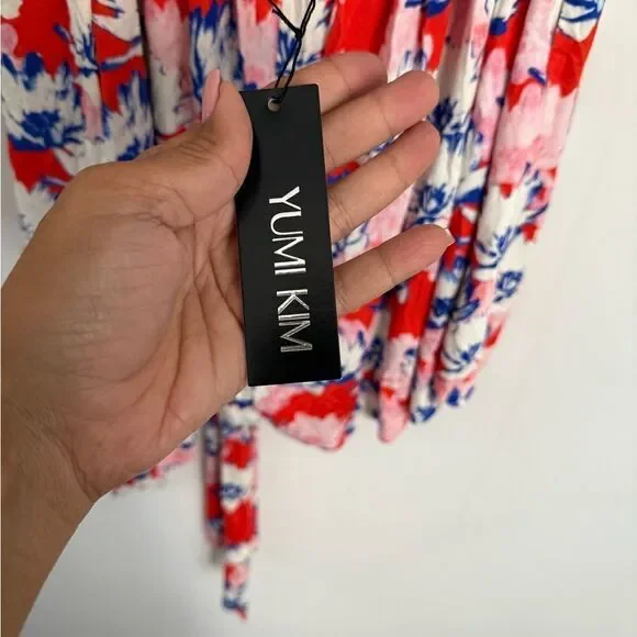 NWT Yumi Kim|Anthropologie Vibrant Floral Romper - Picture 3 of 5